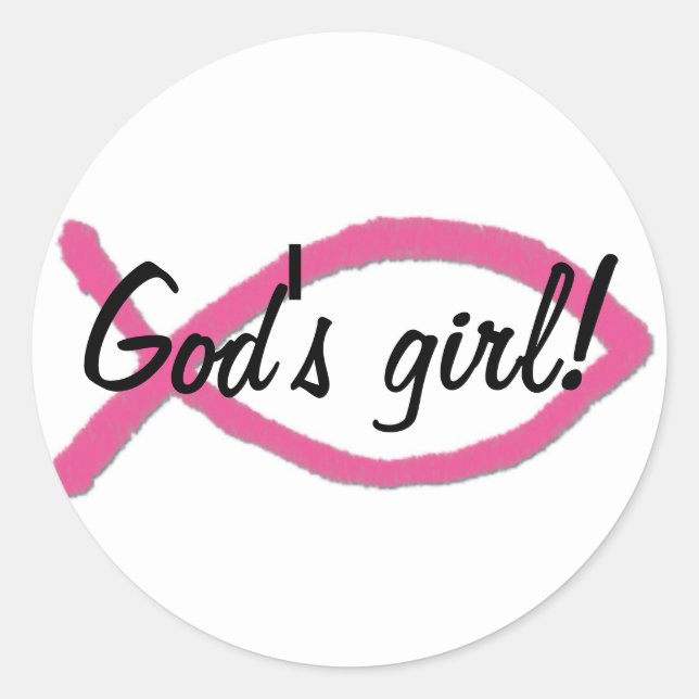 God's girl! Sticker (Front)