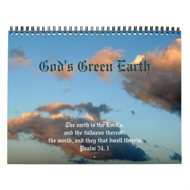 God's Green Earth+Nature-Scripture Quotes Calendar (Cover)
