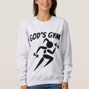 GOD'S GYM, Ladies Christian workout T-Shirts