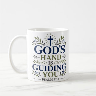 God's Hand Is Guiding You Christian Hope Quote Coffee Mug