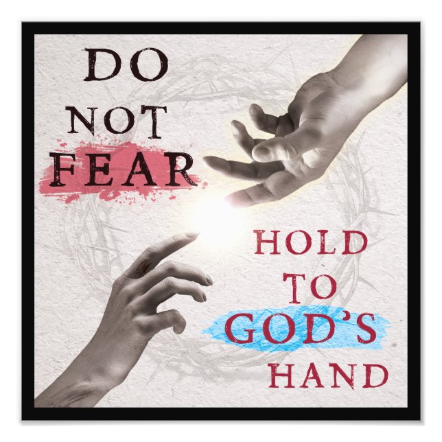 God's Hand Photo Print (Front)