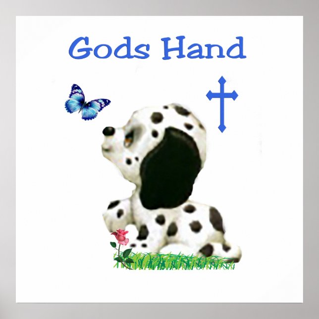 Gods hand poster (Front)