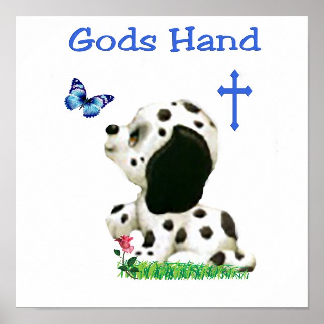 Gods hand poster (Front)