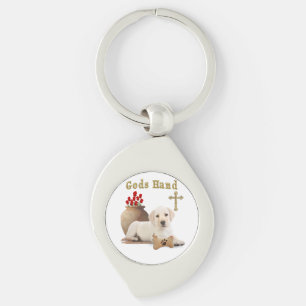 Gods hand puppy keychain