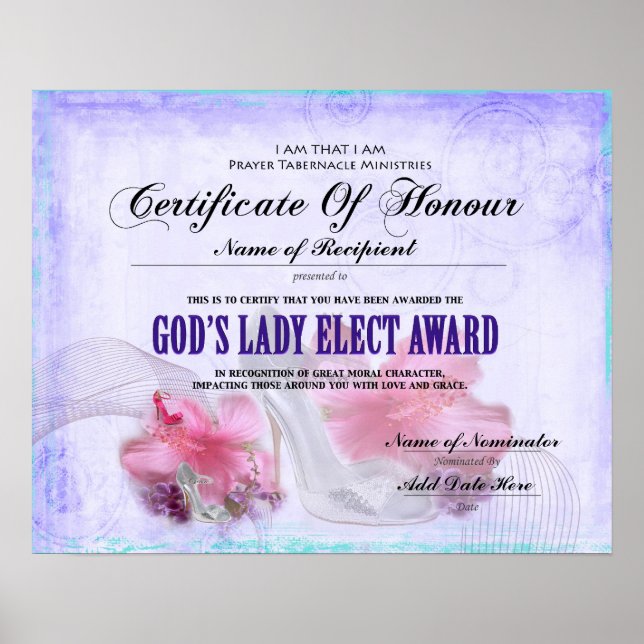 God's Lady Elect Poster (Front)