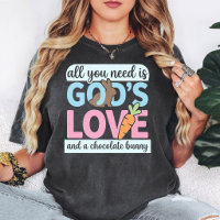 God'S Love Chocolate Bunny Carrot Easter Quote