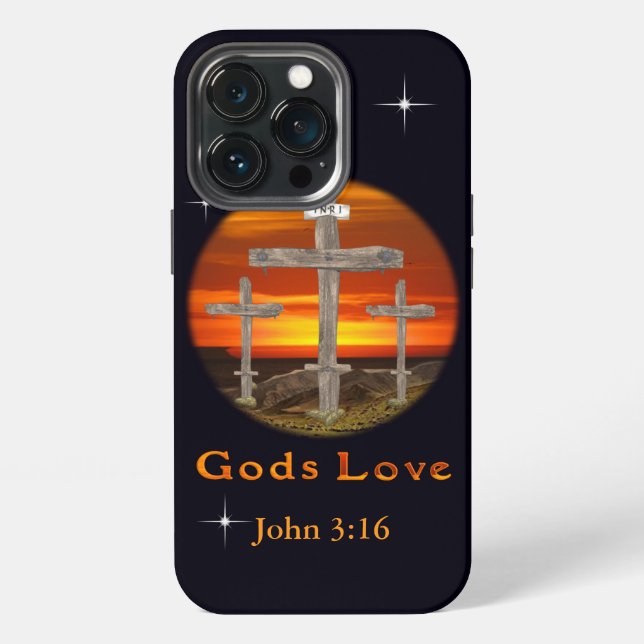 Gods Love iPhone Case (Back)
