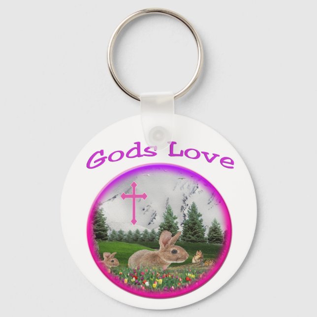 gods Love Keychain (Front)