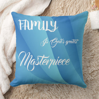 God's Masterpiece Throw Pillow