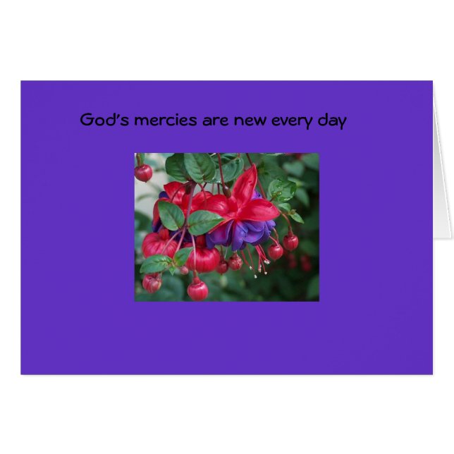 God's mercies are new... (Front Horizontal)