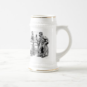 God's Nectar Vintage Caricature Beer Mug Stein!!