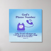 God's Phone Number Jeremiah 33:3