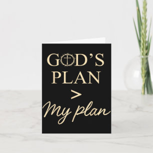 Gods Plan > My Plan  Card
