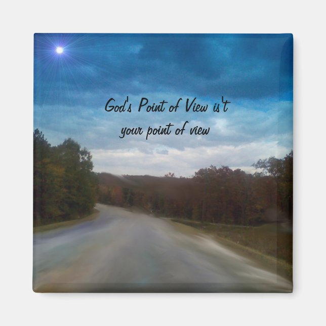 God's Point of View Magnet (Front)