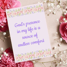 God's Presence In My Life Christian Affirmation