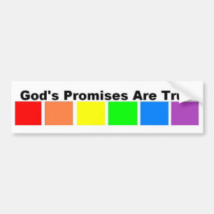 God's Promises Are True Bumper Sticker