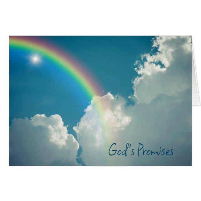God's Promises Rainbow Sky Christian (Front Horizontal)