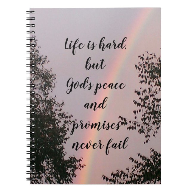 God's Promises Spiral Notebook (Front)