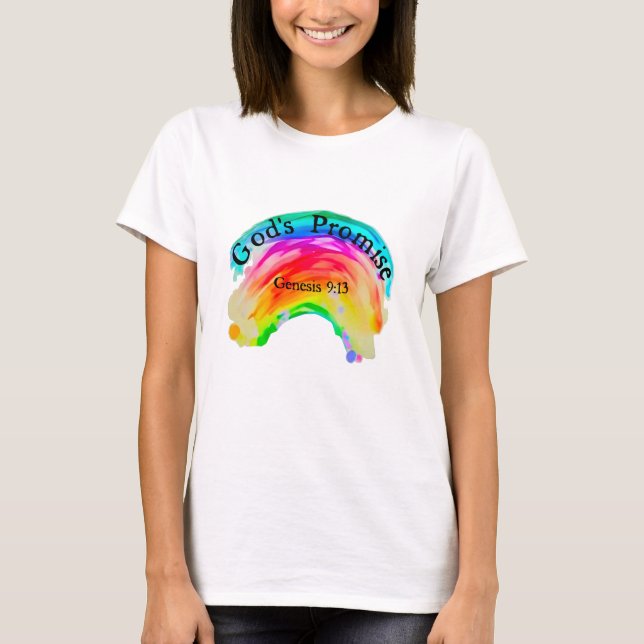God's Rainbow Promise T-Shirt (Front)