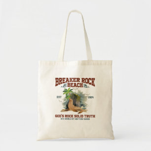 God'S Rock Solid Beach Vbs 2024 Retro Breaker Rock Tote Bag