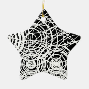 gods touches the black water ceramic ornament