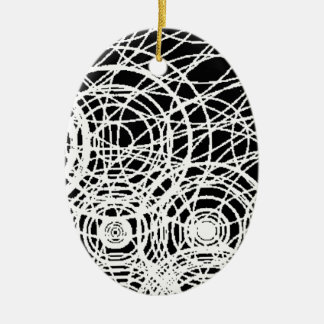 gods touches the black water ceramic ornament