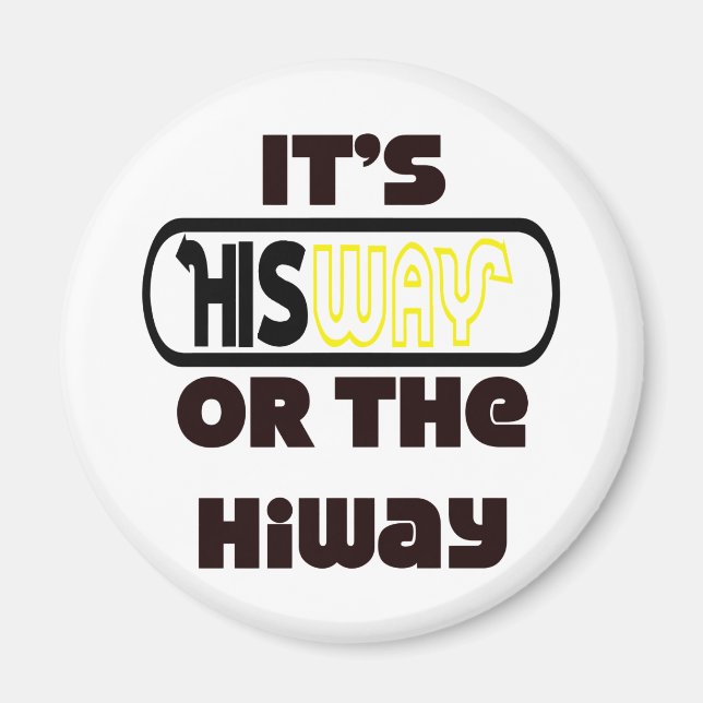 God's Way Christian Magnet (Front)