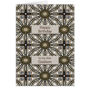 Godson Anniversaire Mandala Design Abstrait