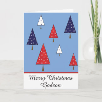 Godson Christmas greeting card
