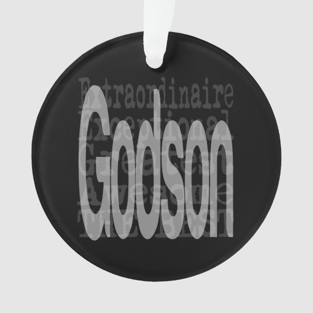 Godson Extraordinaire Ornament (Front)