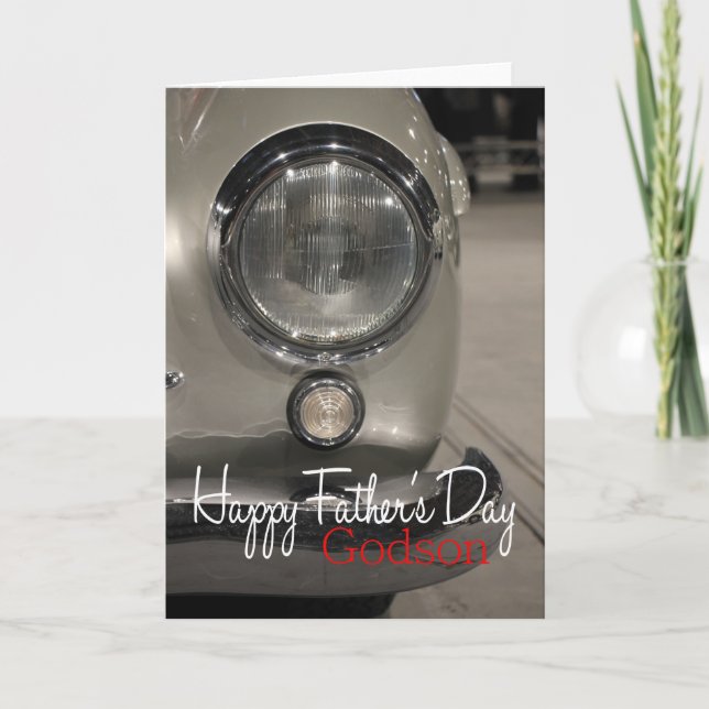 Godson  Happy Father's Day Card (Front)