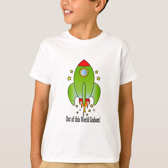 Godson with Rocket Ship T-Shirt (Front)