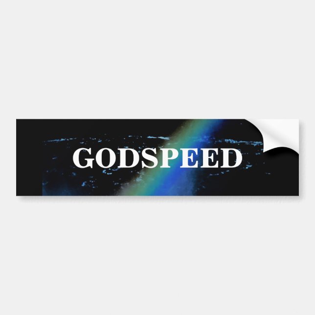 GODSPEED BUMPER STICKER (Front)