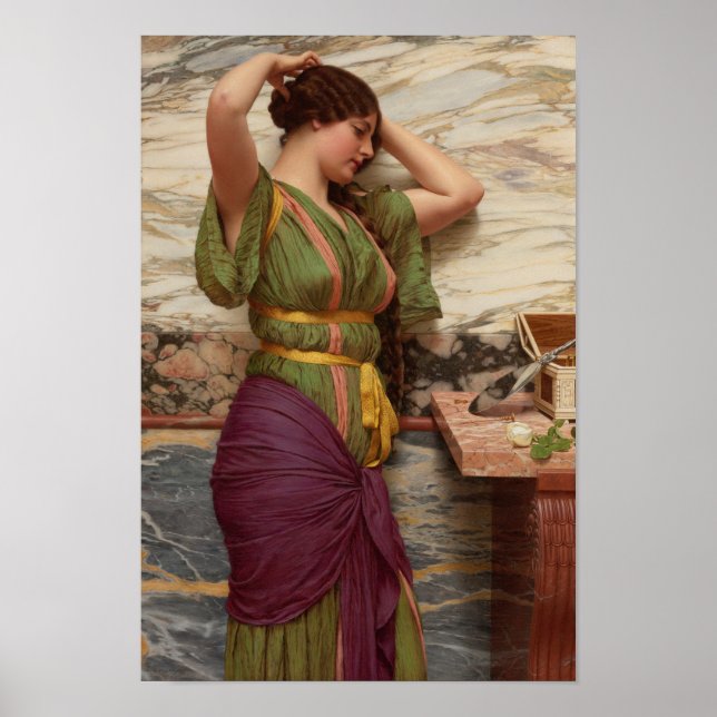 Godward A fair reflection CC0632 Cardstock Poster (Front)
