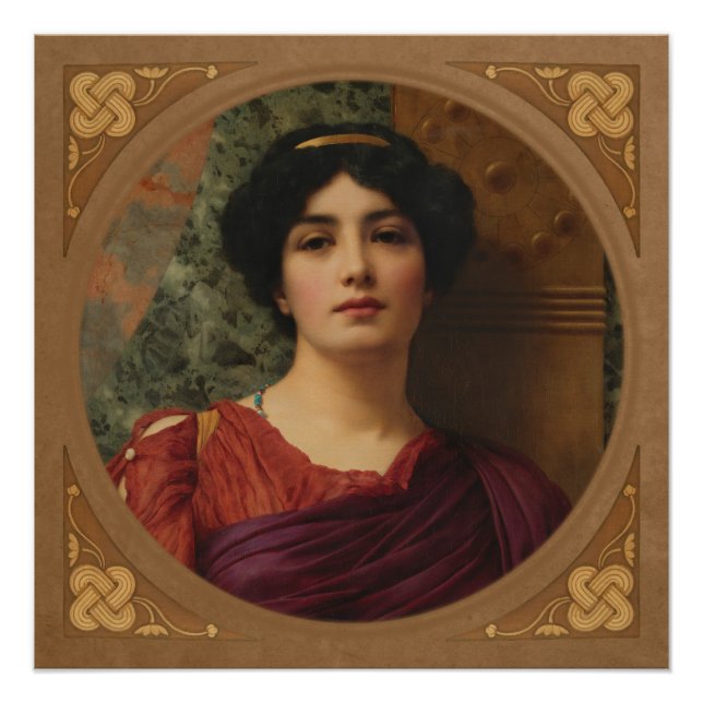 Godward Contemplation CC0635 Perfect Poster (Front)