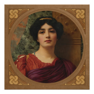 Godward Contemplation CC0635 Poster parfait