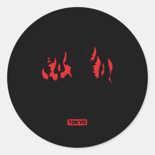 Godzilla I Survived Godzilla Classic Round Sticker