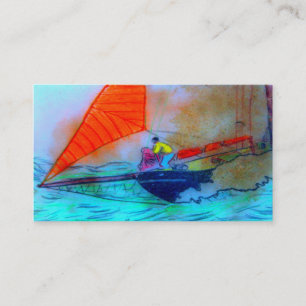 goélette à voile carte de visite