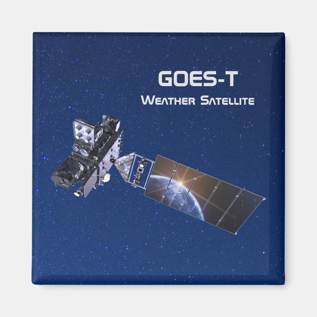 GOES-T Weather Satellite Magnet (Front)