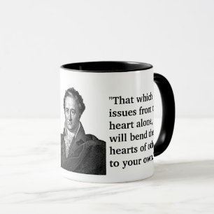 Goethe quote on the heart Mug