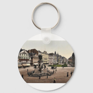 Goethe's Place and Goethe-Gutenburg Monument, Fran Keychain