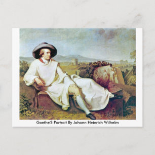 Goethe'S Portrait By Johann Heinrich Wilhelm Postcard