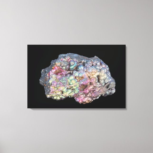 Goethite Showing Iridescence Canvas Print (Front)