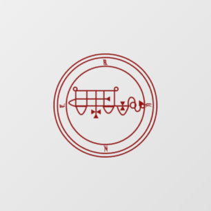 Goetic Sigil of Bune (Bim) Window Cling