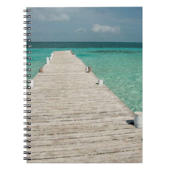 Goff Caye, a popular Barrier Reef Island Notebook (Front)