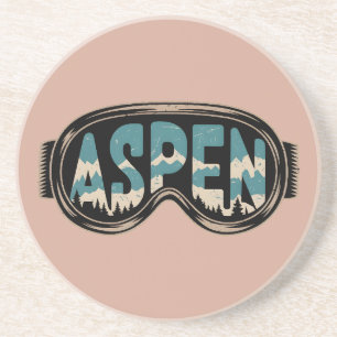 Goggles Aspen Snowmass Colorado ski resort gifts Coaster
