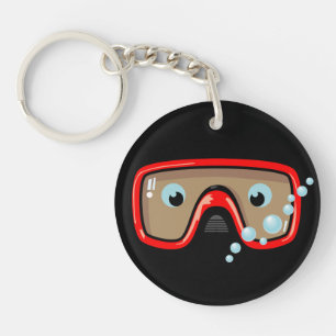 Goggles Personalised Keychain