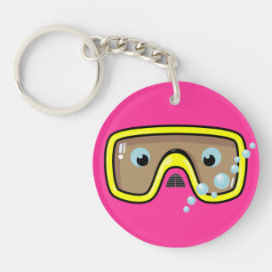 Goggles Personalised Keychain