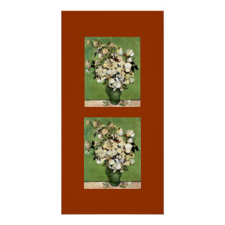 Gogh A Vase Of Roses 1890 Flowers Blossoms Poster