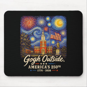 Gogh Outside 250th Anniversary 1776 2026 Paint The Mouse Pad